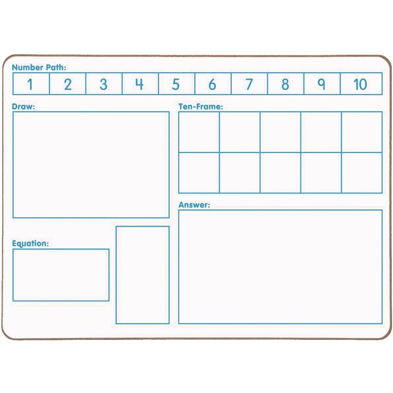 Really Good Stuff Solving Problems Two-Sided Dry Erase Boards Set - Image 3